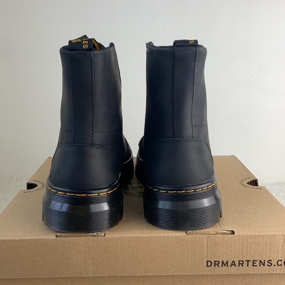 NEW| Dr. Martens Wyoming Black Leather Combat Boots - Picture 13 of 15
